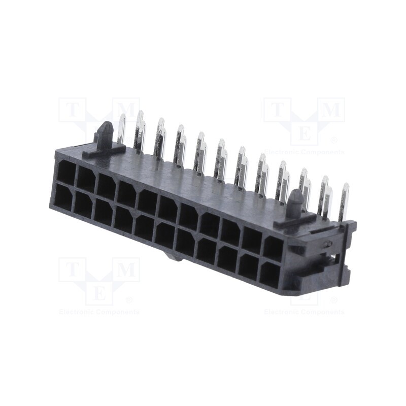 1 pcs x MOLEX - 430452200 - Socket, wire-board, male, Micro-Fit 3.0, 3mm, PIN: 22, THT, on PCBs