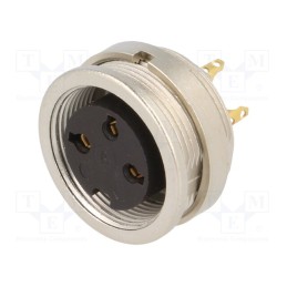 1 pcs x LUMBERG - KFV 30 - Connector: M16, socket, female, soldering, PIN: 3, 5A, 250V, IP40