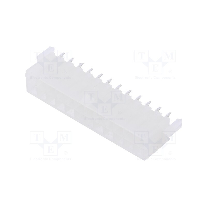 1 pcs x MOLEX - 39299243 - Socket, wire-board, male, Mini-Fit Jr, 4.2mm, PIN: 24, THT, PCB snap