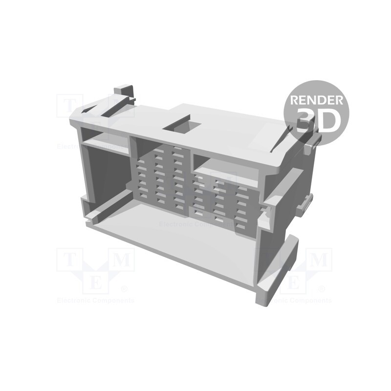 1 pcs x TE Connectivity - 1-967630-1 - Connector: automotive, JPT,MCP 2.8, male, plug, for cable, PIN: 21