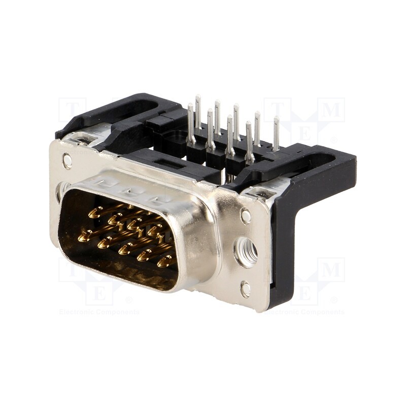 1 pcs x HARTING - 9651227801 - D-Sub, PIN: 9, socket, male, angled 90°, THT, M3