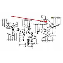 739601 0 mounting bracket for the upper sieve control