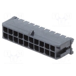 1 pcs x MOLEX - 430452012 - Socket, wire-board, male, Micro-Fit 3.0, 3mm, PIN: 20, THT, 5A, 600V
