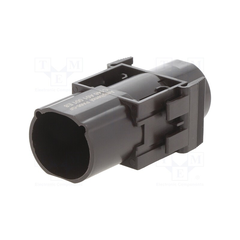 1 pcs x AMPHENOL - C146A01001E8 - Connector: HDC, module, male, C146,heavy|mate M, PIN: 1, 1kV