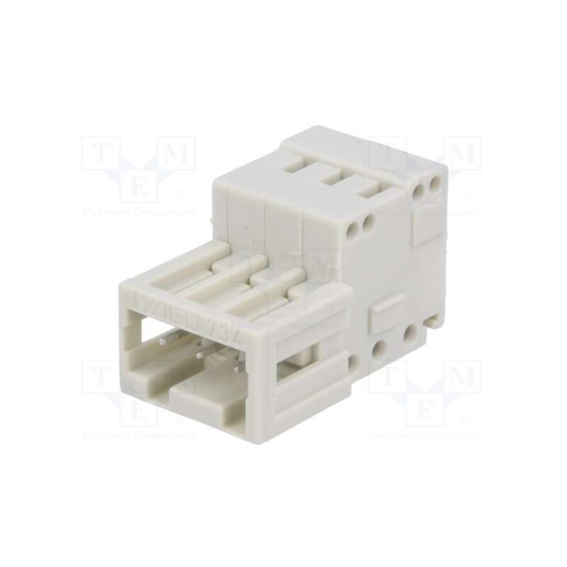 1 pcs x WAGO - 734-303 - Pluggable terminal block, 3.5mm, ways: 3, straight, plug, male
