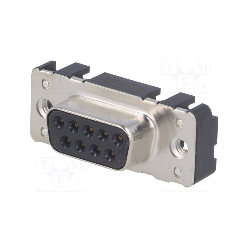 1 pcs x HARTING - 9661116502 - D-Sub, PIN: 9, socket, female, straight, THT, UNC 4-40