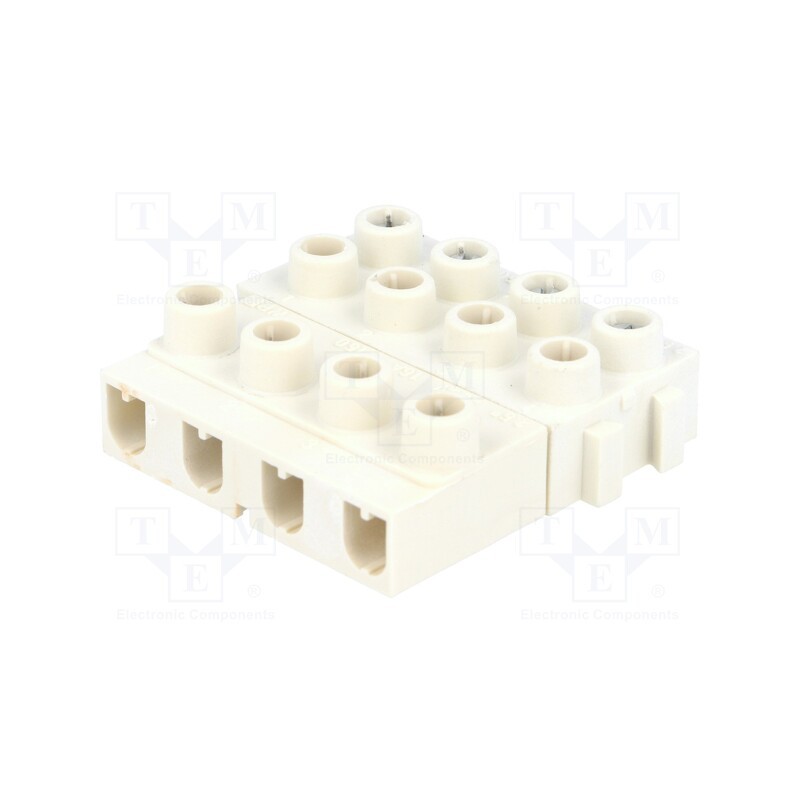1 pcs x POKu00d3J - A12-6302 - Pluggable terminal block, ways: 4, 0.5÷2.5mm2, screw terminal