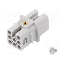 1 pcs x LAPP - 11253500 - Connector: HDC, female, EPIC H-D, PIN: 9, 8+PE, size H-A 3, 10A, 60V