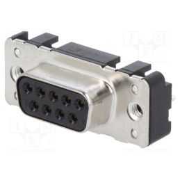 1 pcs x HARTING - 9661516512 - D-Sub, PIN: 9, socket, female, straight, THT, UNC 4-40