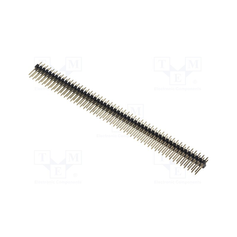 1 pcs x MPE GARRY - 087-2-100-0-F-XS0-1260 - Pin header, pin strips, male, PIN: 100, straight, 2.54mm, THT, 2x50