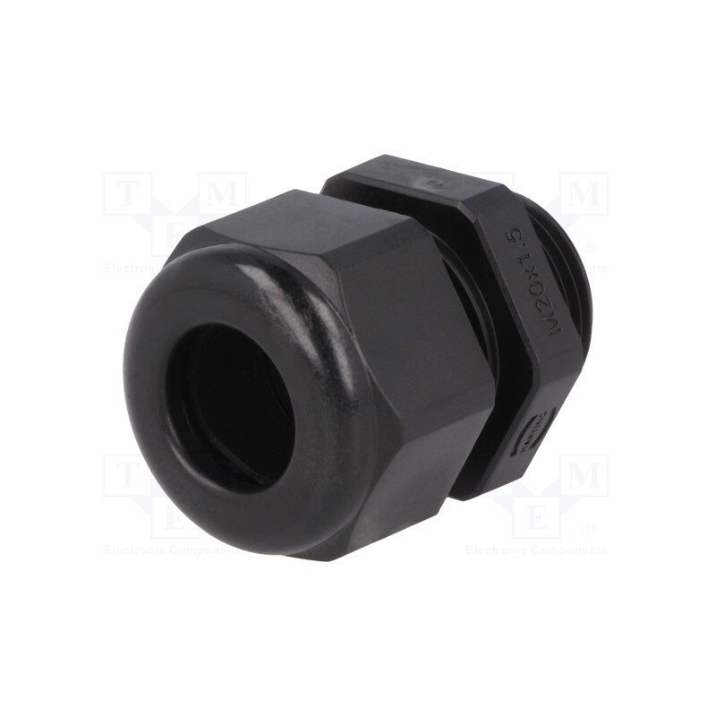 1 pcs x HARTING - 19000005185 - Gland, M20, IP68, 10÷14mm, thermoplastic, black