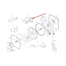 100612320 radiator basket bearing cover