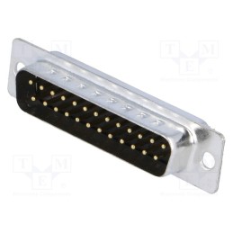 1 pcs x MH CONNECTORS - MHDM25SP - D-Sub, PIN: 25, plug, male, for cable, soldering