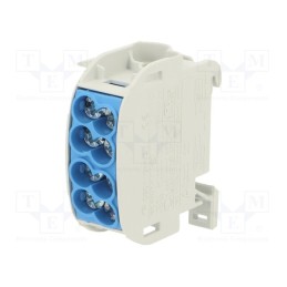 1 pcs x SIMET - 81501003 - Splice terminal: distribution block, 25mm2, ways: 1, terminals: 4