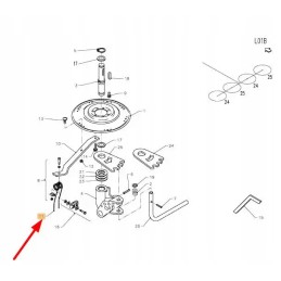 Vf16620057 88 spring tooth 9 mm tedder