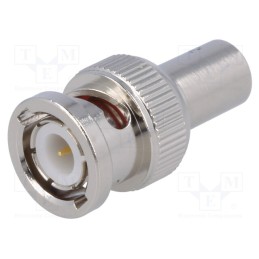 1 pcs x AMPHENOL RF - B1004A1-ND3G-50R-0.01-1W - Terminator, BNC, straight, 50Ω, POM, Vswr: 1.3