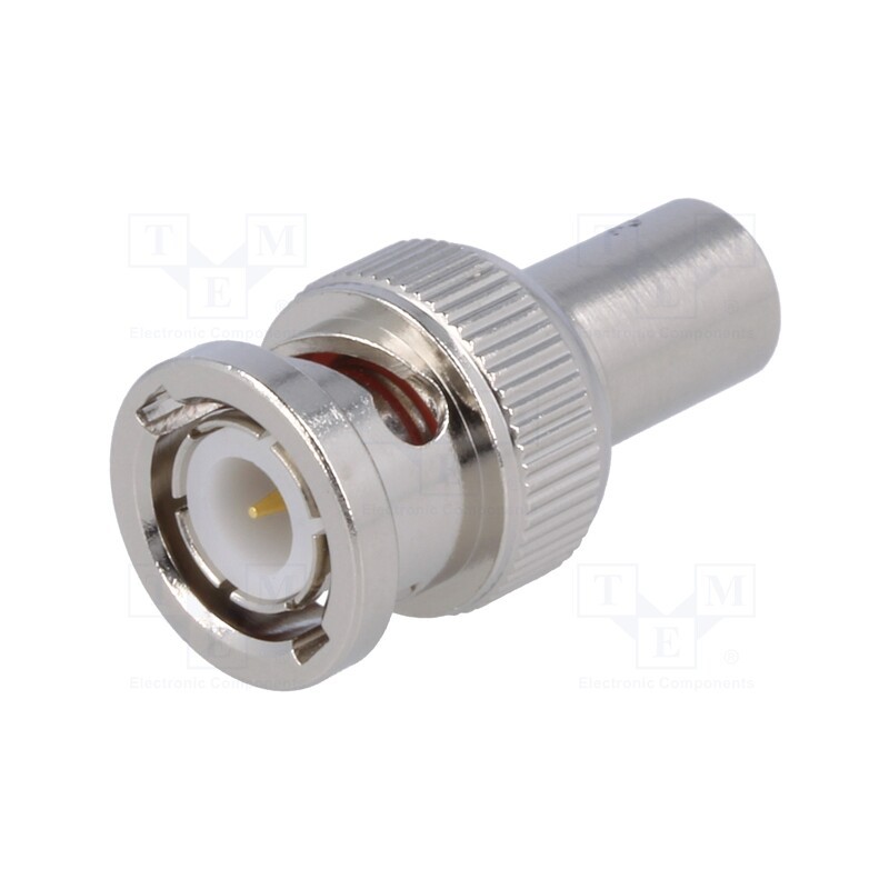 1 pcs x AMPHENOL RF - B1004A1-ND3G-50R-0.01-1W - Terminator, BNC, straight, 50Ω, POM, Vswr: 1.3