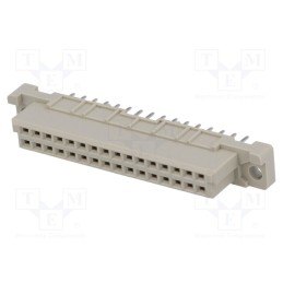 1 pcs x HARTING - 9222326825 - Socket, DIN 41612, type 2B, female, PIN: 32, a+b, THT, straight, 2A