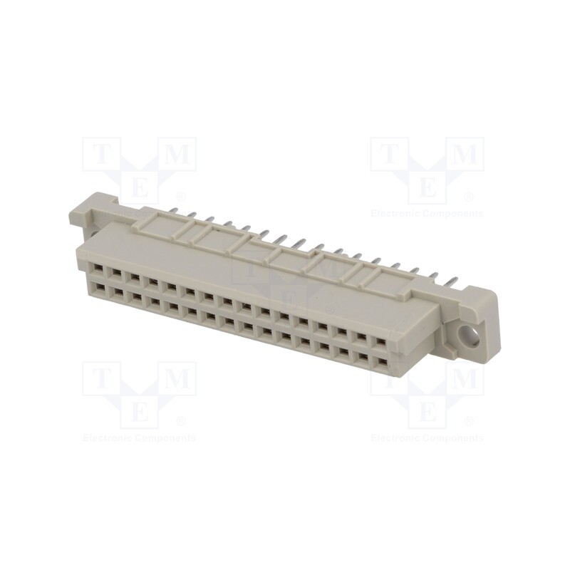 1 pcs x HARTING - 9222326825 - Socket, DIN 41612, type 2B, female, PIN: 32, a+b, THT, straight, 2A