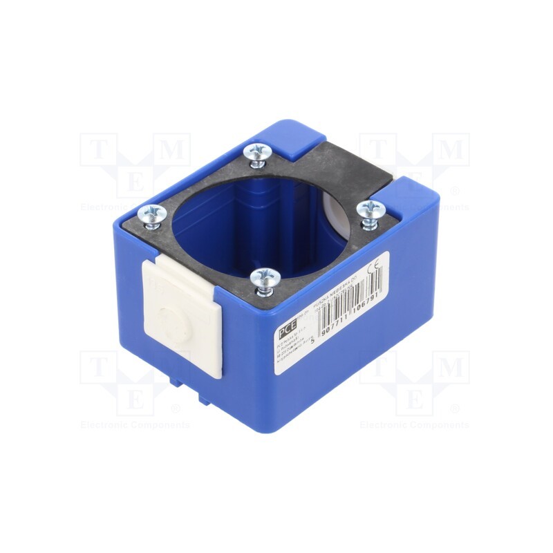 1 pcs x PCE - 106-0H - Accessories: case, blue, surface-mounted