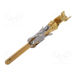 1 pcs x TE Connectivity - 163086-2 - Contact, male, 16, brass, gold-plated, 0.2÷0.6mm2, 24AWG÷20AWG