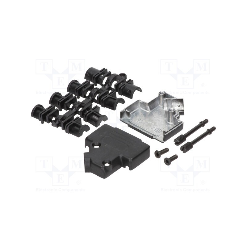 1 pcs x MH CONNECTORS - MHD45ZK15-BK-K - Enclosure: for D-Sub connectors, D-Sub 15pin,D-Sub HD 26pin