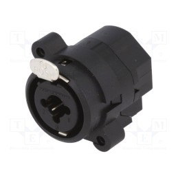 1 pcs x NEUTRIK - NCJ6FI-V - Socket, Jack 6,3mm + XLR, female, straight, THT, 3A, Combo I