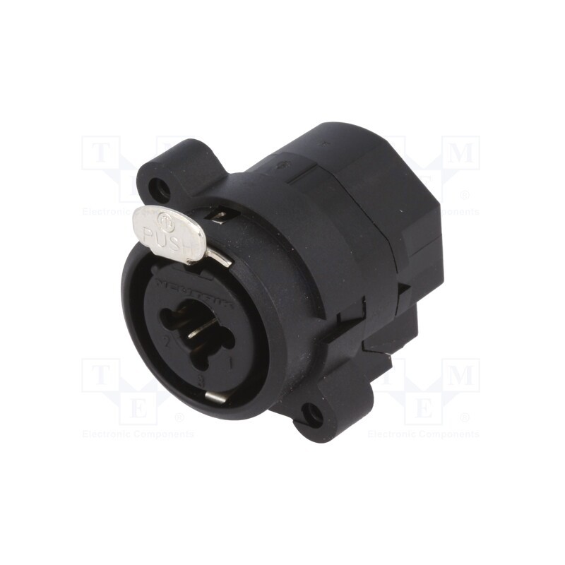 1 pcs x NEUTRIK - NCJ6FI-V - Socket, Jack 6,3mm + XLR, female, straight, THT, 3A, Combo I