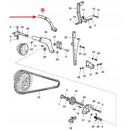 La322041450 pulley arm
