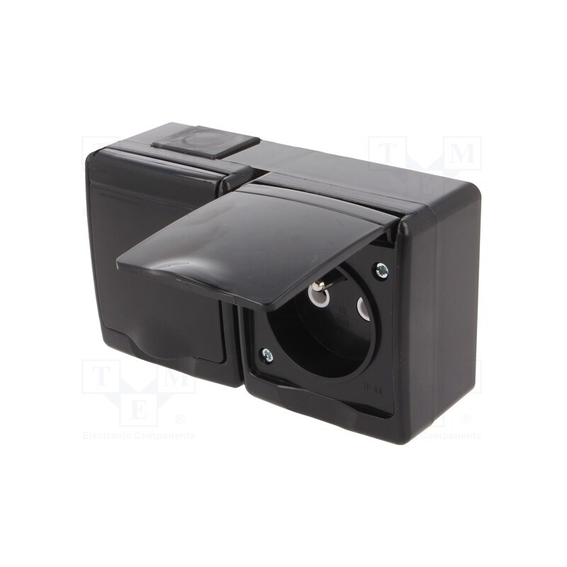 1 pcs x PAWBOL - E.4145/CU - Splice terminal: distribution block, ways: 1, terminals: 2, grey