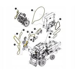 Belt new holland case 84452153 cnh