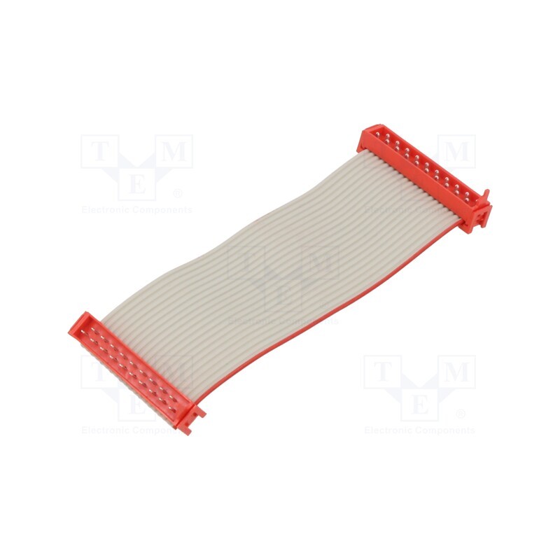 1 pcs x TE Connectivity - 2205076-1 - Cable: ribbon cable with connectors, PIN: 20, Layout: 2x10, plug