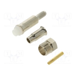 1 pcs x TE Connectivity - 1-1337551-0 - FME Str Jk Hex Nickel Pltd RG174A/U, 188