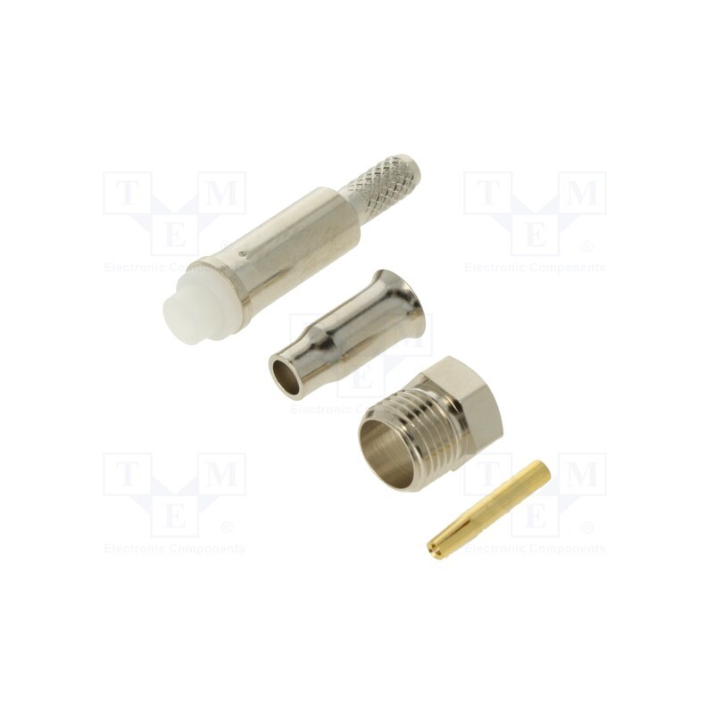 1 pcs x TE Connectivity - 1-1337551-0 - FME Str Jk Hex Nickel Pltd RG174A/U, 188