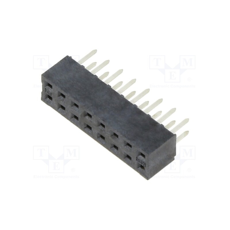 1 pcs x MOLEX - 791077007 - Socket, PCB-cable/PCB, female, Milli-Grid, 2mm, PIN: 16, on PCBs