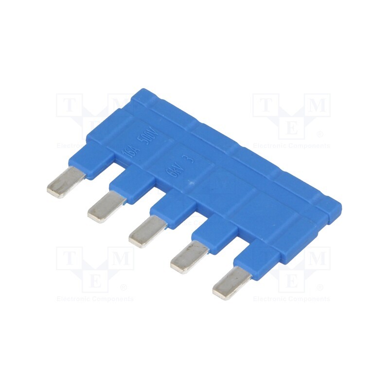 1 pcs x HARTING - 9330009844 - Comb bridge, 5x comb bridge, Han ES Press, PIN: 5, longitudinal