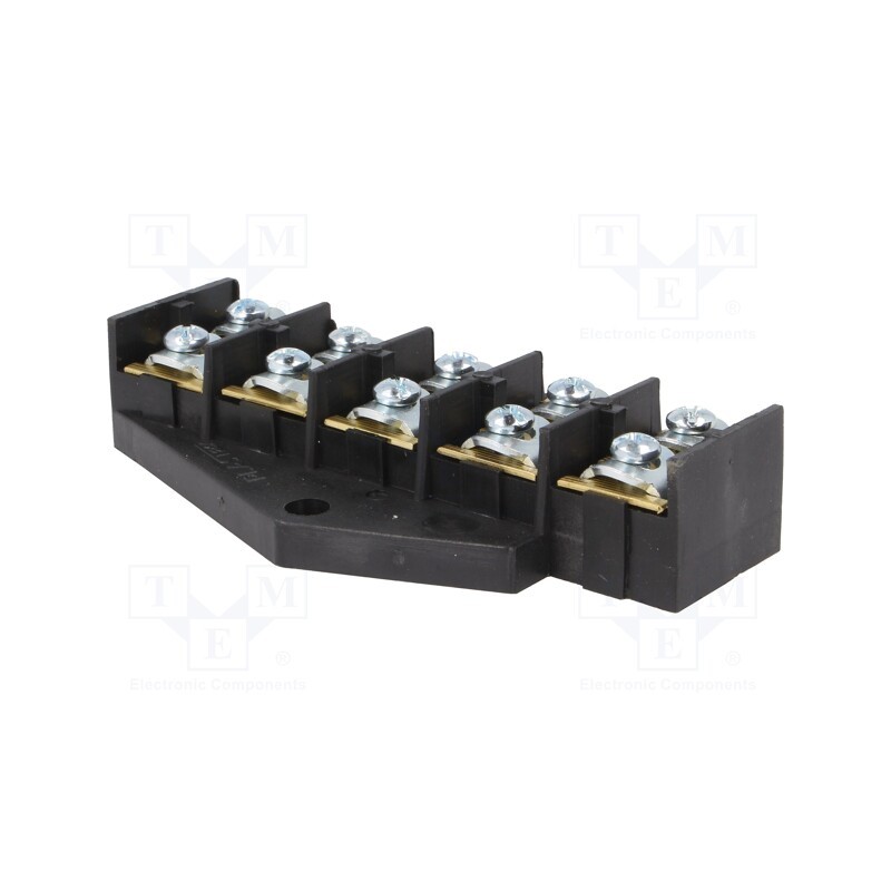 1 pcs x PLASTROL - W-10179 - Terminal block, screw terminal, 16mm2, 400V, ways: 5, terminals: 10