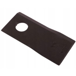 Lawn mower blade, right, 105x48x4mm, hole 19, replacement
