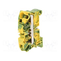 1 pcs x TE Connectivity - 1SNK708150R0000 (ZK6-PE) - Splice terminal: rail, 0.5÷6mm2, ways: 1, terminals: 2, Width: 8mm
