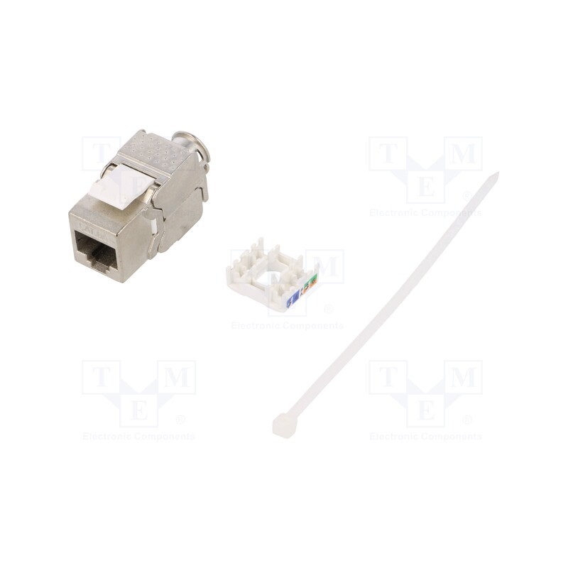 1 pcs x LOGILINK - NK4003 - Socket, RJ45, PIN: 8, Cat: 6a, shielded,Keystone, Layout: 8p8c, IDC