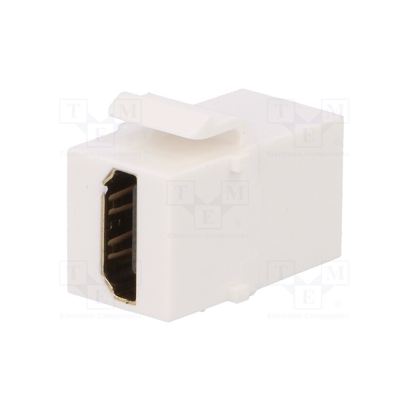 1 pcs x LOGILINK - NK0014 - Coupler, socket, female x2, HDMI socket x2, Keystone, gold-plated