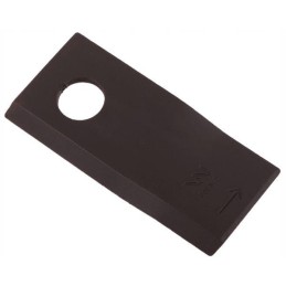 Left lawn mower blade 105x48x4mm hole 19 uses