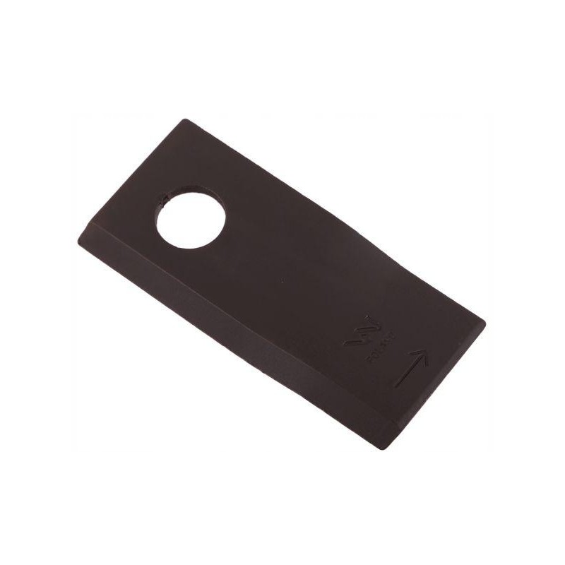 Left lawn mower blade 105x48x4mm hole 19 uses