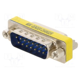 1 pcs x CONNFLY - DS1082-02-15M8LNDS - Transition: adapter, D-Sub 15pin male,D-Sub 15pin female