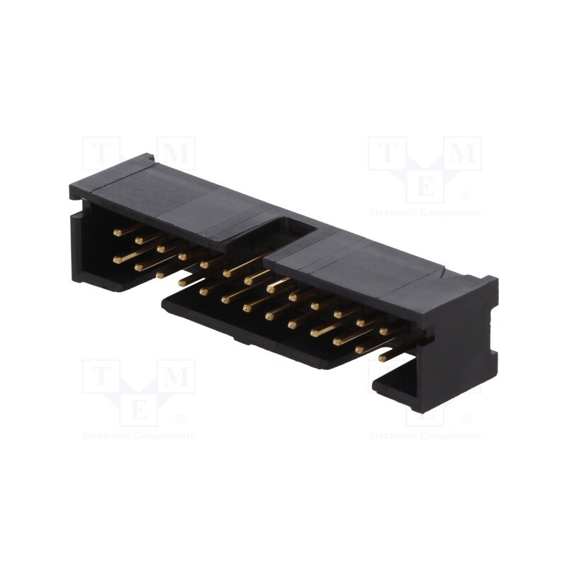 1 pcs x TE Connectivity - 5103308-6 - Socket, IDC, male, PIN: 26, straight, THT, gold-plated, 2.54mm, black