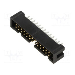 1 pcs x TE Connectivity - 1761681-9 - IDC LOW PRO HDR 26P VERT HT BLACK