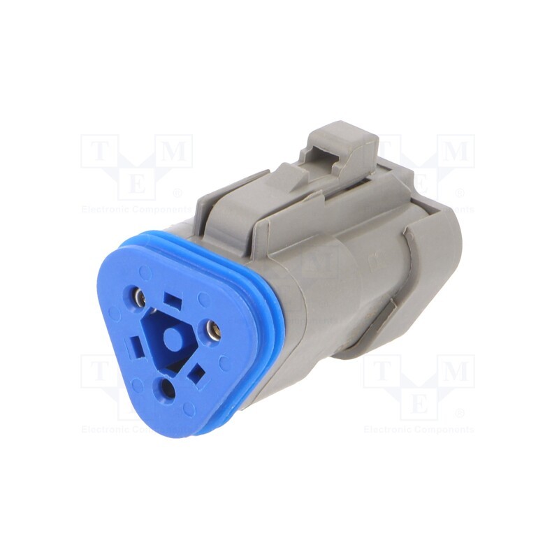 1 pcs x BULGIN - PX0110S03GY - Connector: wire-wire, PX0, terminator, grey, -20÷150°C, IP68