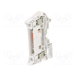 1 pcs x TE Connectivity - 1SNK508312R0000 (ZS10-ST-1) - Splice terminal: rail, 0.5÷10mm2, ways: 1, terminals: 2, grey, SNK