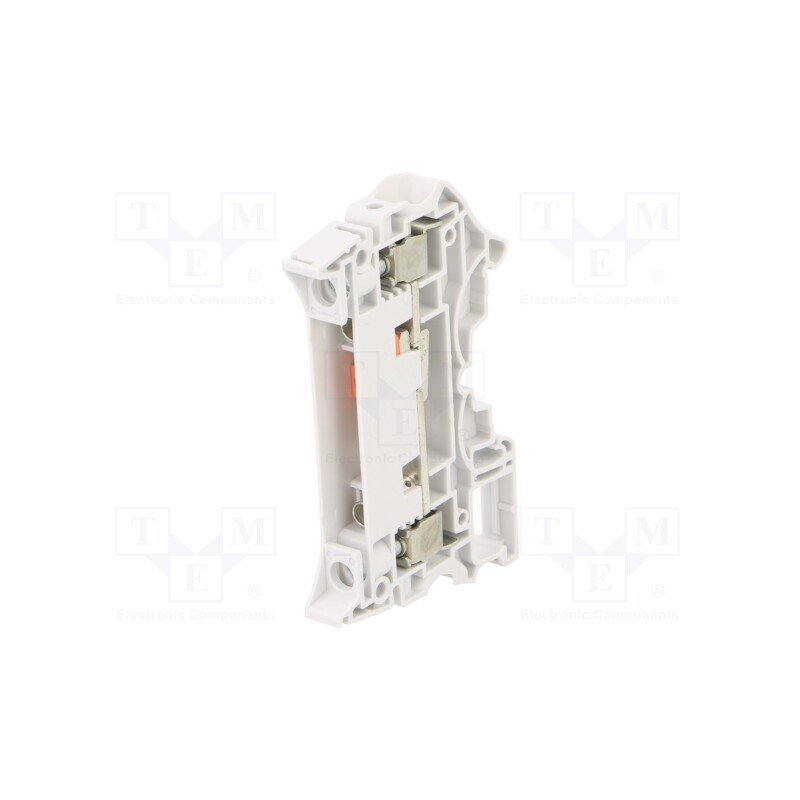 1 pcs x TE Connectivity - 1SNK508312R0000 (ZS10-ST-1) - Splice terminal: rail, 0.5÷10mm2, ways: 1, terminals: 2, grey, SNK