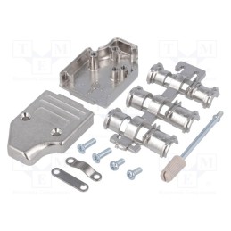 1 pcs x MH CONNECTORS - MHDM35-9-K - Enclosure: for D-Sub connectors, D-Sub 9pin,D-Sub HD 15pin